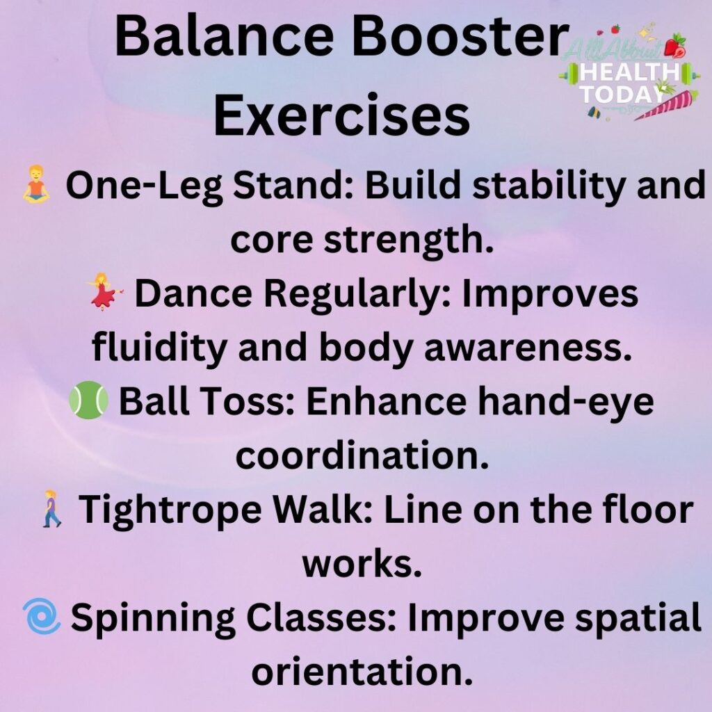 Balance & coordination exercises
