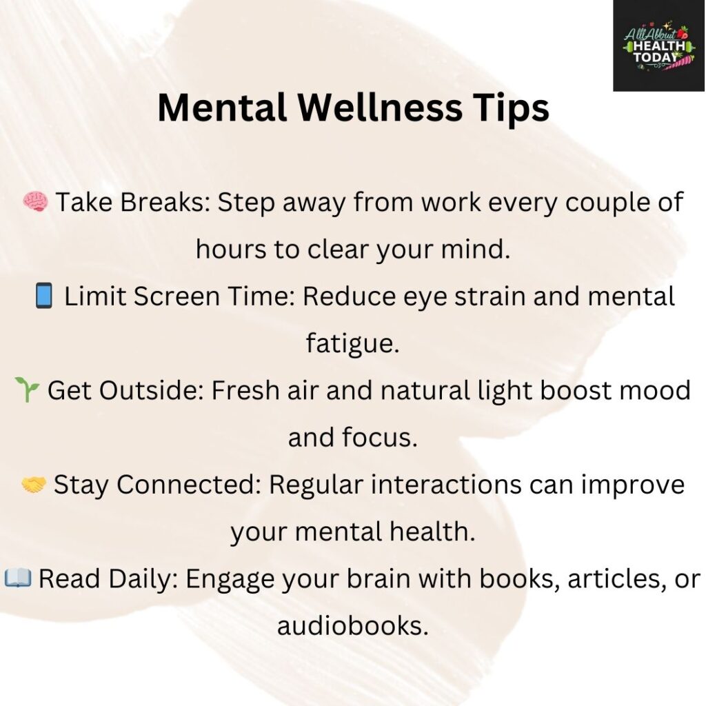 Mental Wellness Tips