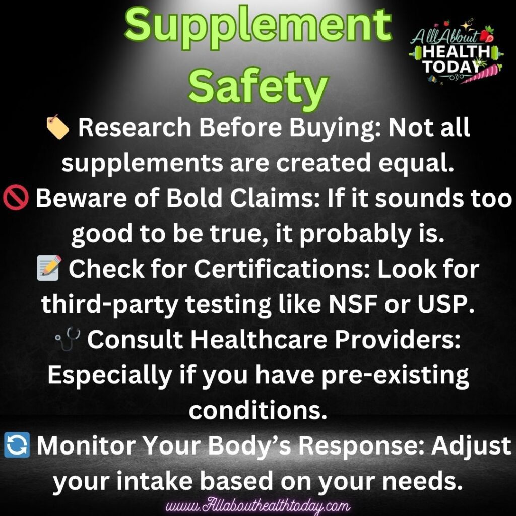 Supplement Safety