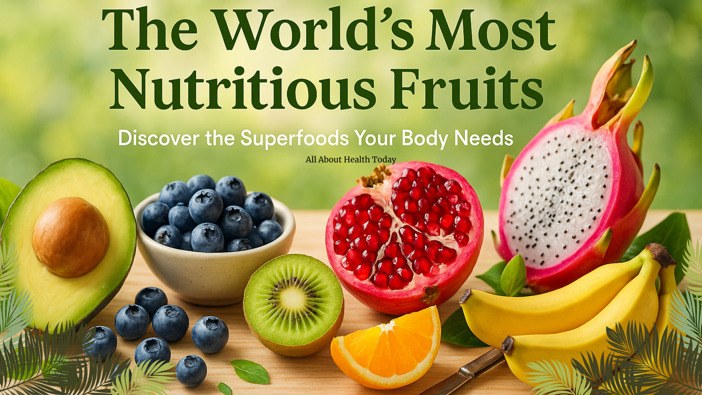 nutritious fruits and their benefits