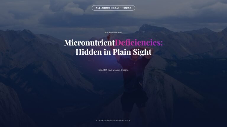 Micronutrients: Deficiencies Sabotaging Your Health