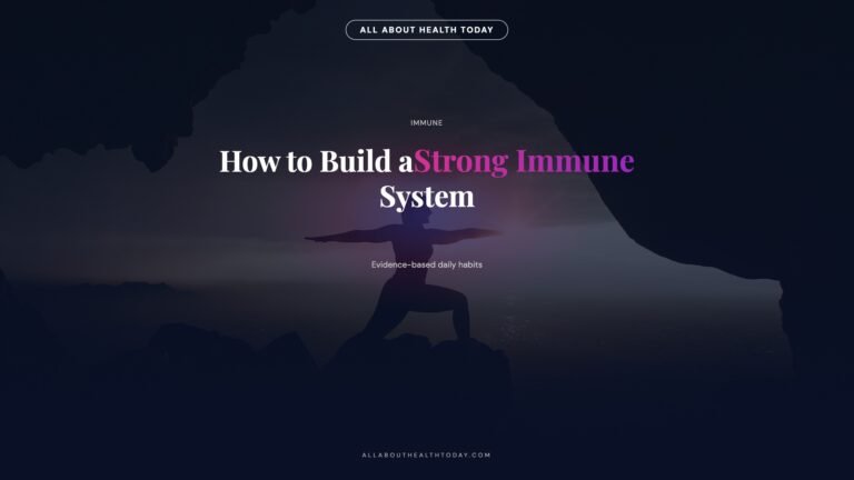 How to Build a Strong Immune System