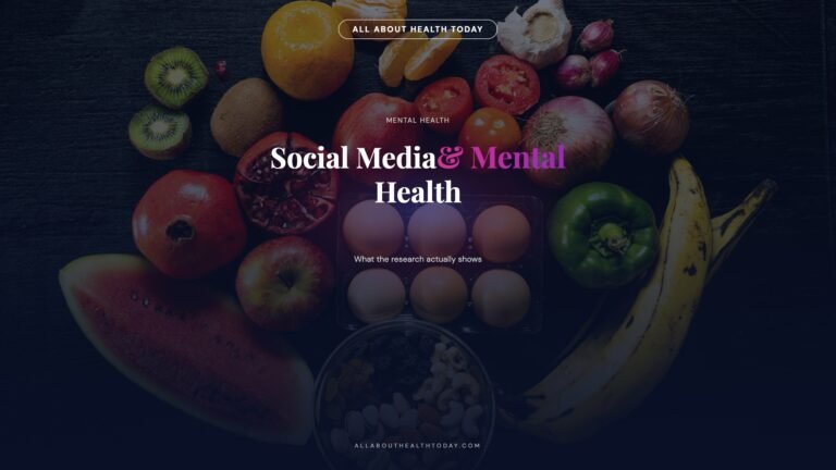 Social Media Mental Health Research