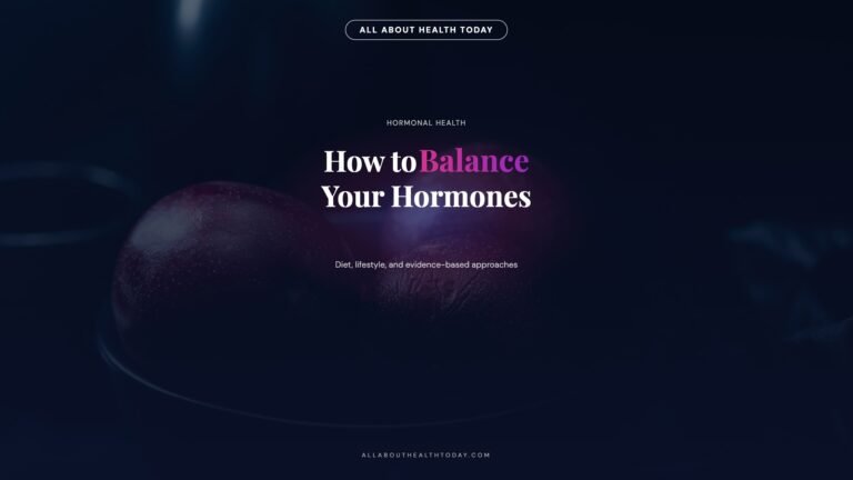 How to Balance Hormones Naturally: What Works and What Doesn’t