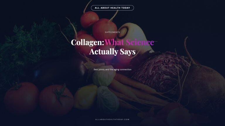 Collagen Supplements: Skin, Joints, and Aging
