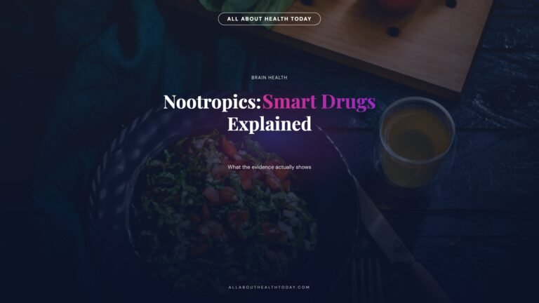 Nootropics: Smart Drugs, Natural Options, and What the Evidence Shows