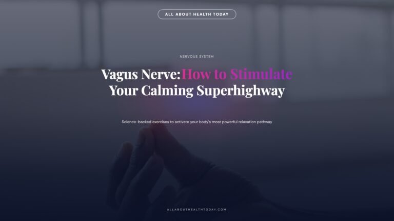 Vagus Nerve: How to Stimulate Your Body’s Calming Superhighway