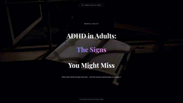ADHD in Adults: Signs You Might Have Missed